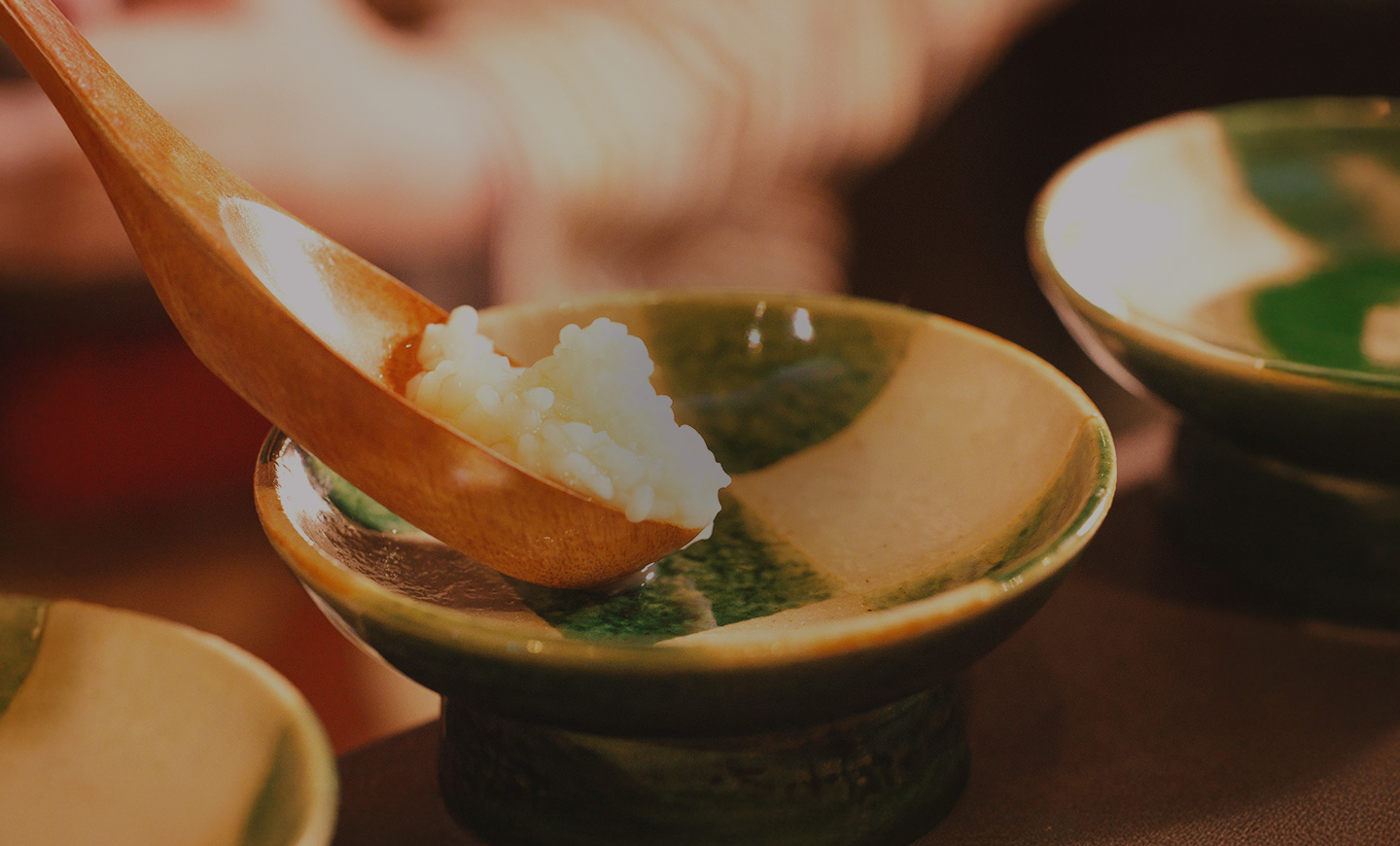 麹盛り付け